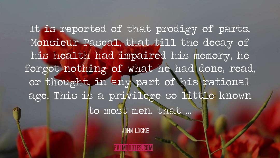 Prodigy quotes by John Locke