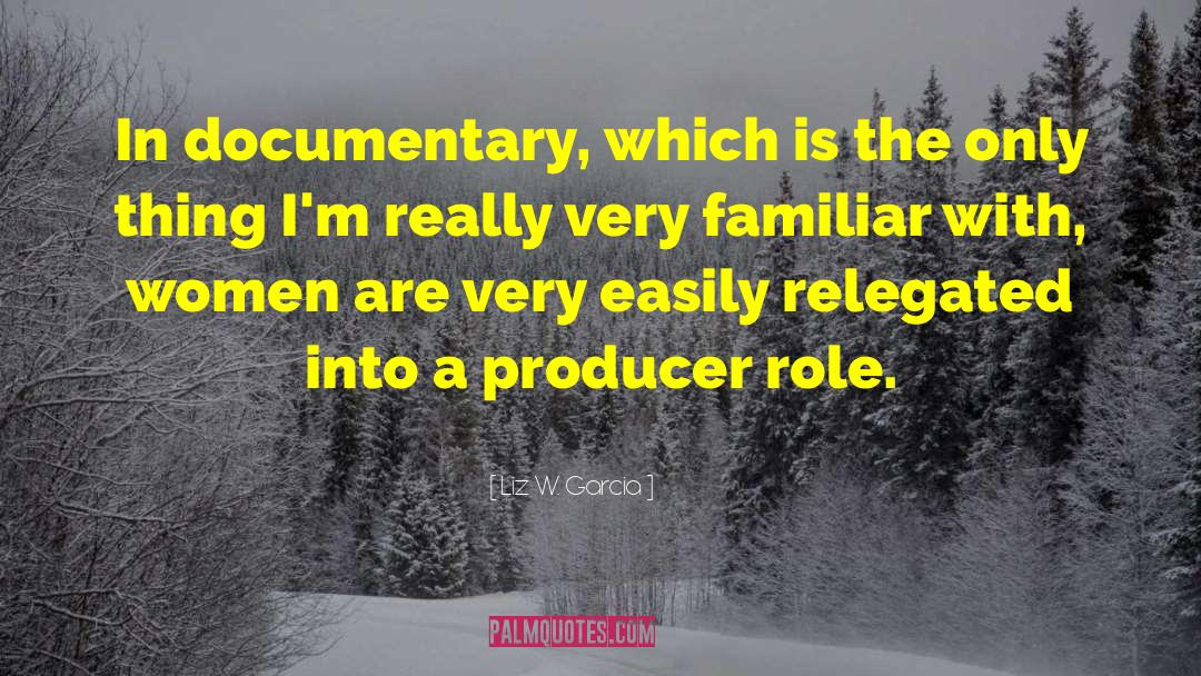 Producer quotes by Liz W. Garcia