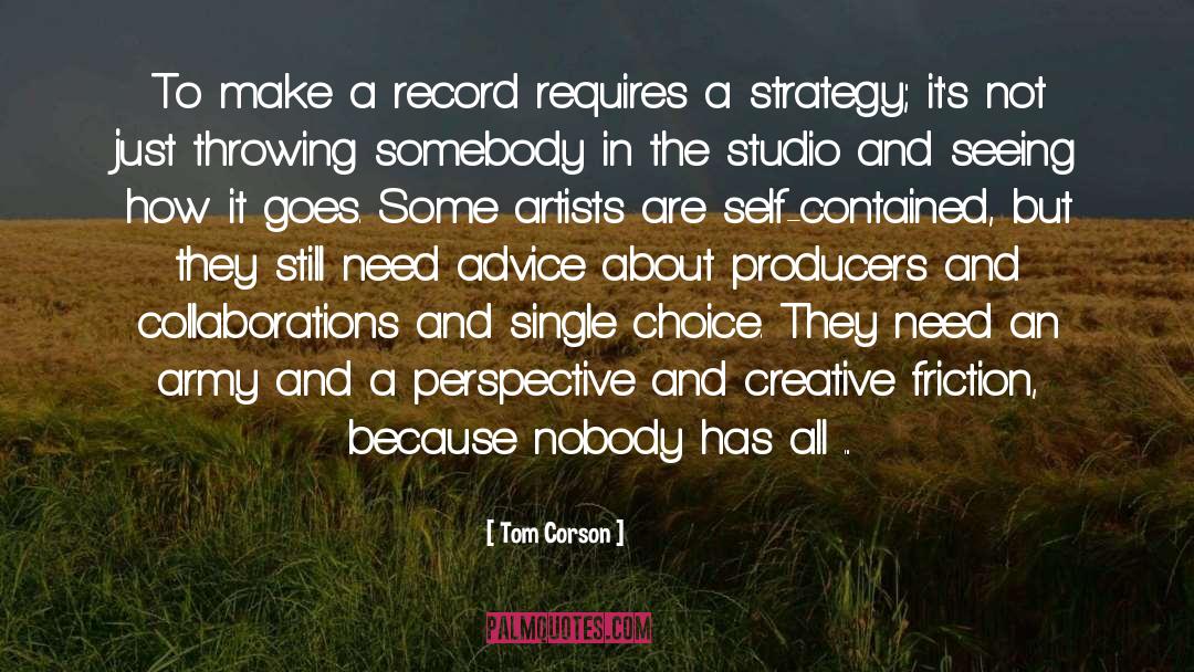 Producers quotes by Tom Corson