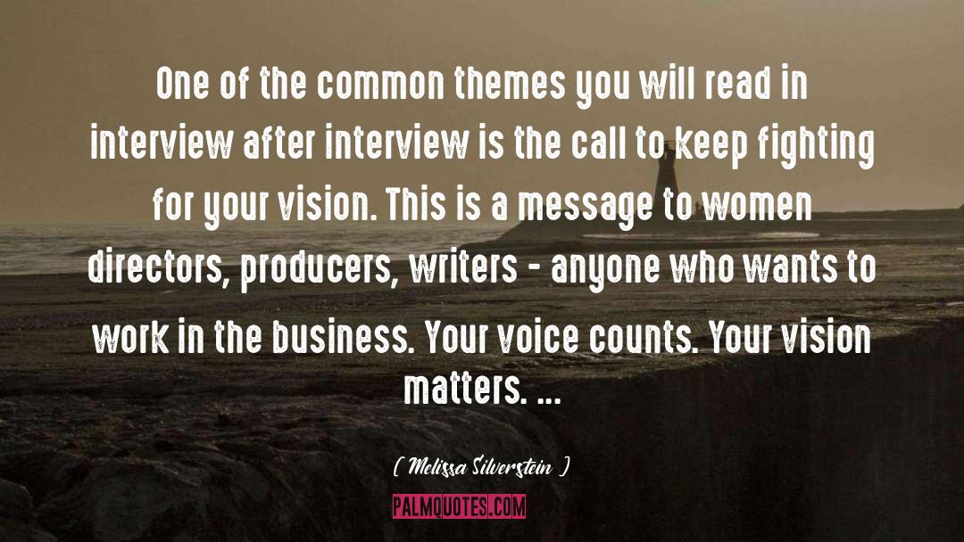 Producers quotes by Melissa Silverstein