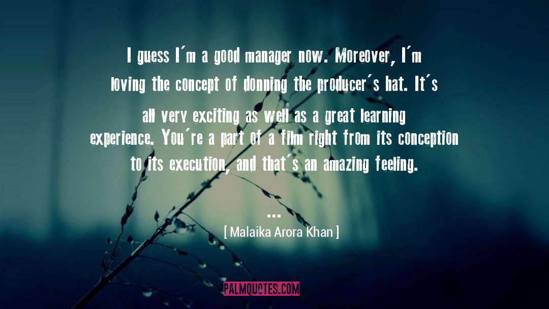 Producers quotes by Malaika Arora Khan