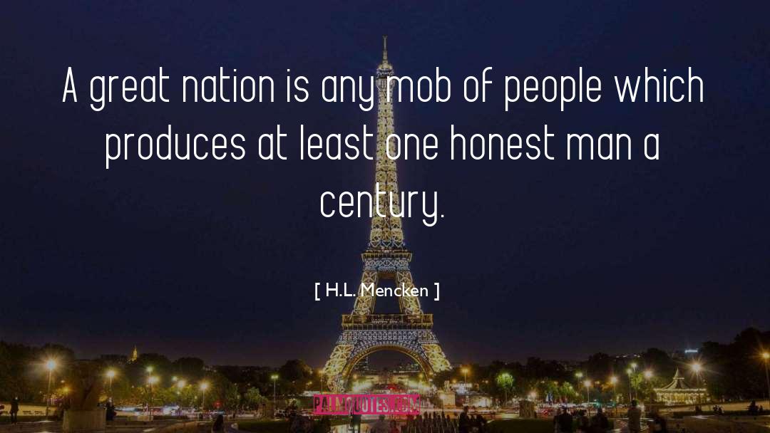 Produces quotes by H.L. Mencken