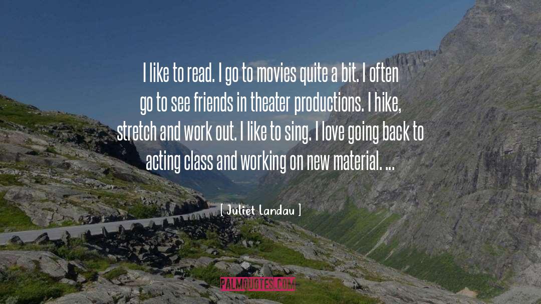 Producing Movies quotes by Juliet Landau