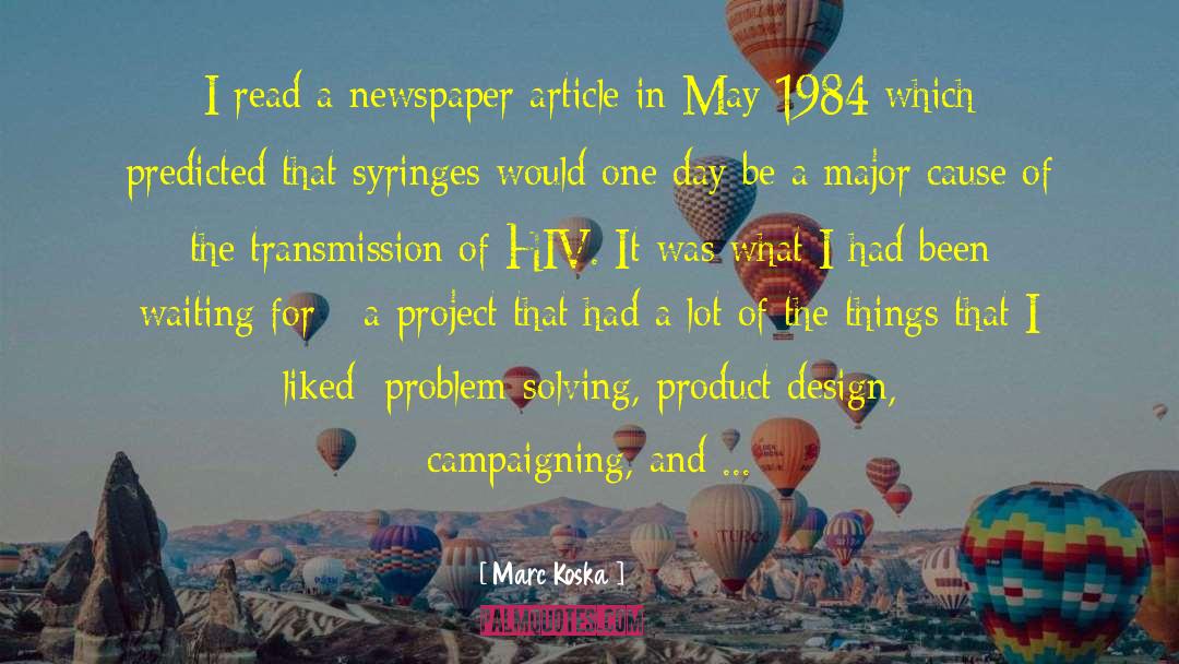 Product Design quotes by Marc Koska