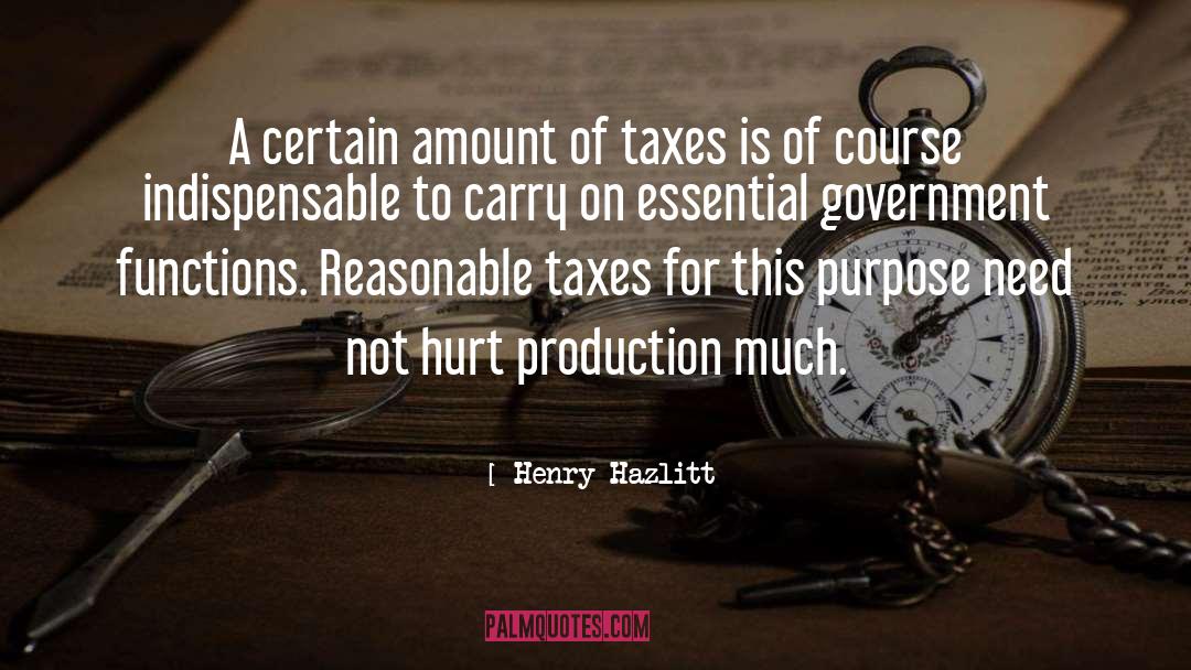 Productions quotes by Henry Hazlitt