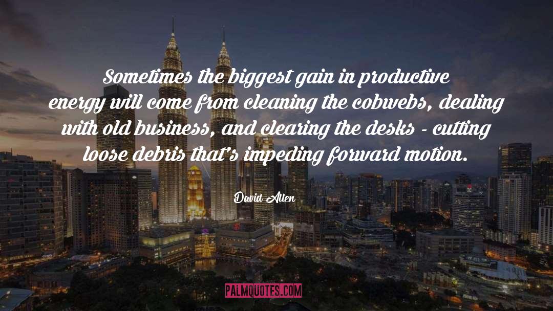 Productivity quotes by David Allen