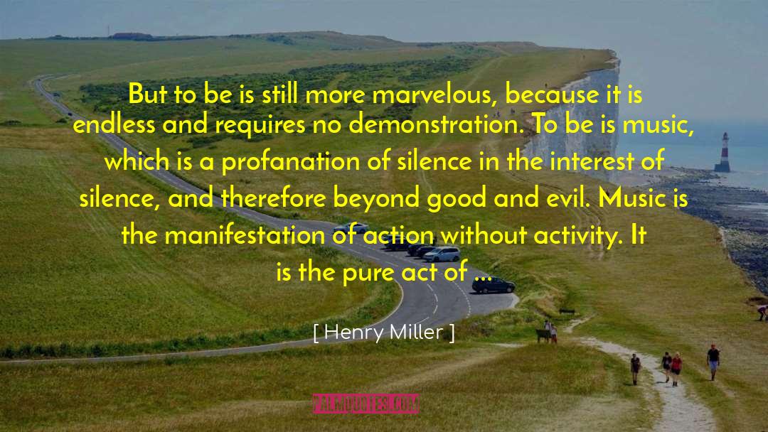 Profanation quotes by Henry Miller