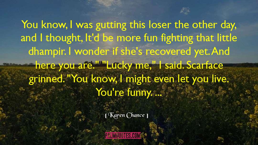 Profane Funny quotes by Karen Chance