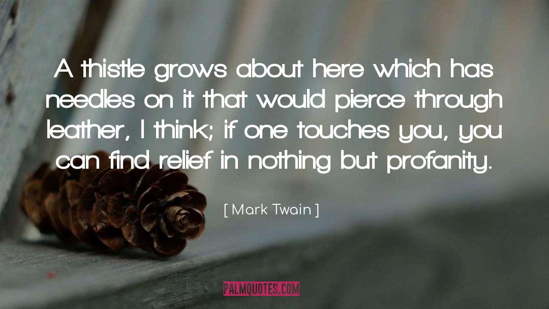 Profanity quotes by Mark Twain