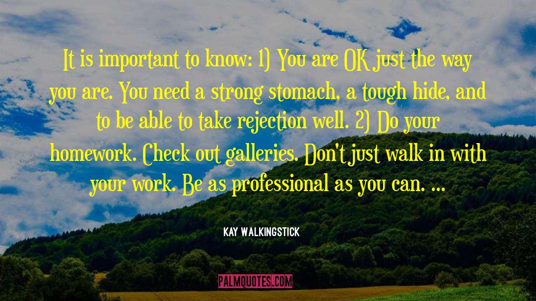 Professional Career quotes by Kay WalkingStick