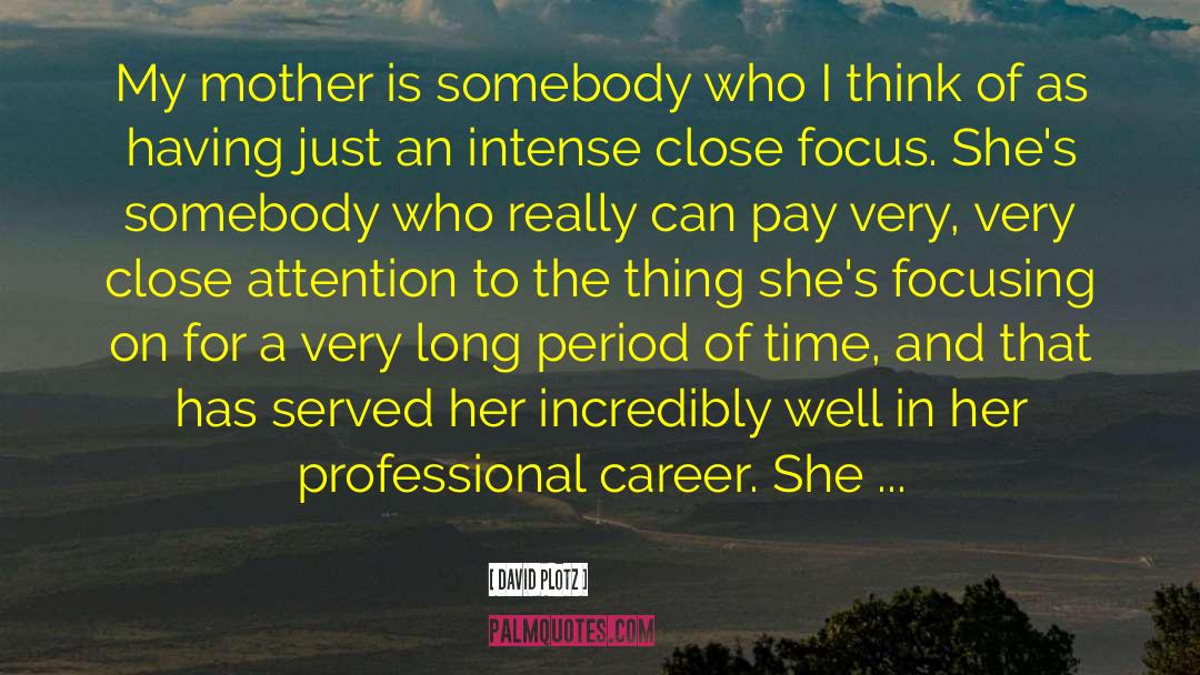 Professional Career quotes by David Plotz