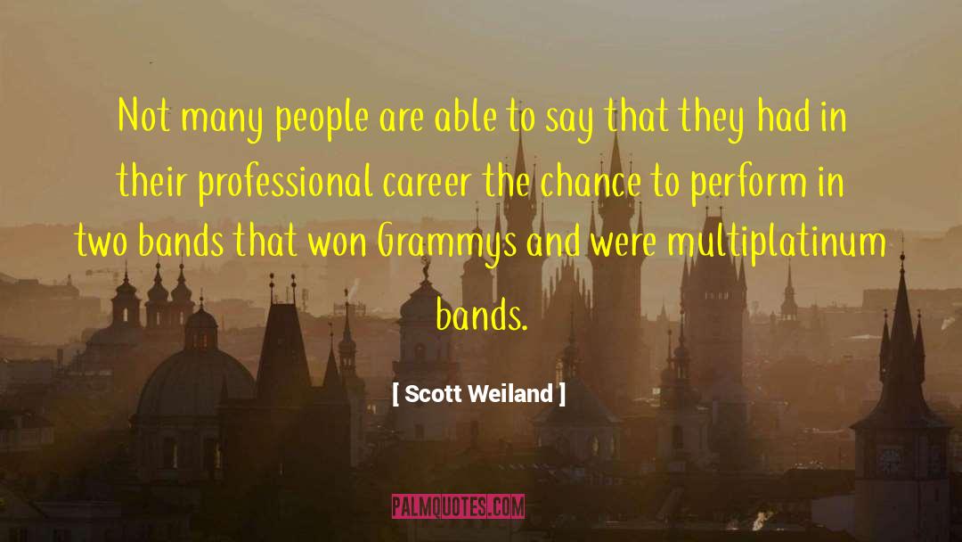 Professional Career quotes by Scott Weiland