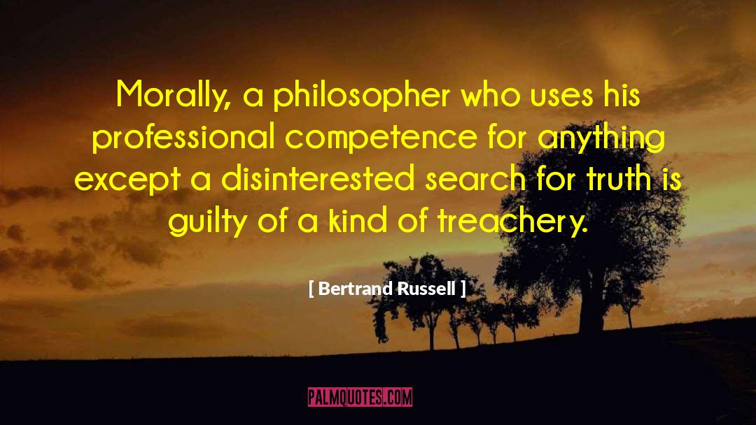 Professional Competence quotes by Bertrand Russell