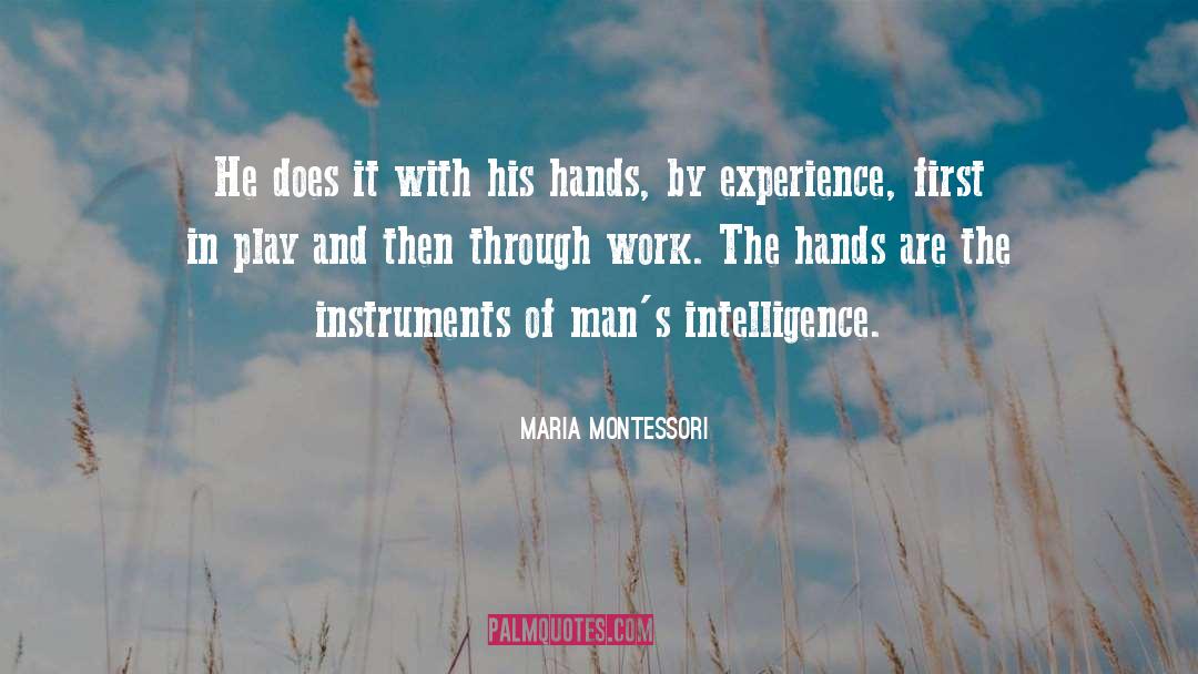 Professional Experience quotes by Maria Montessori