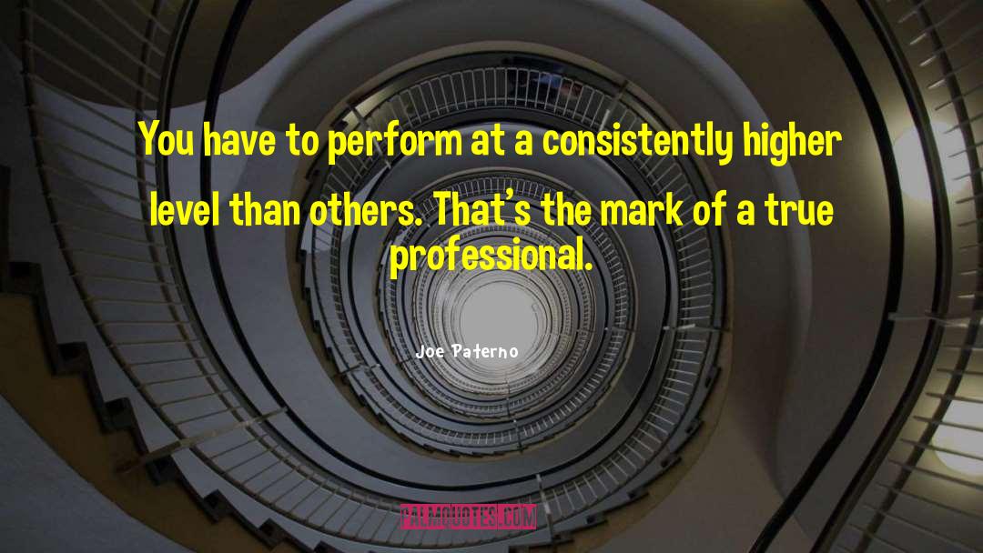 Professional Growth quotes by Joe Paterno