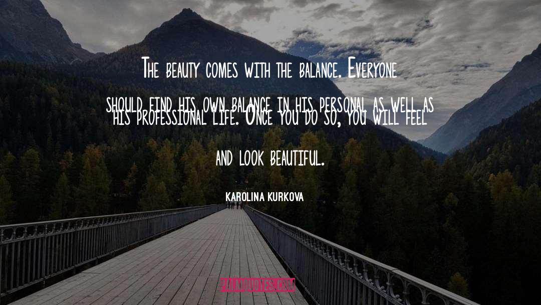 Professional Life quotes by Karolina Kurkova