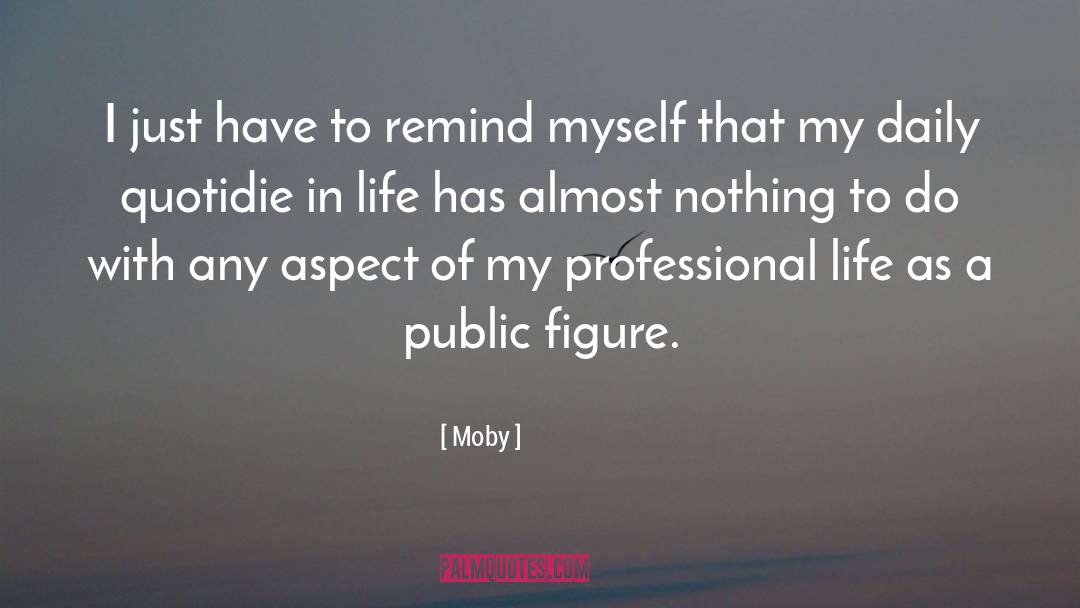 Professional Life quotes by Moby