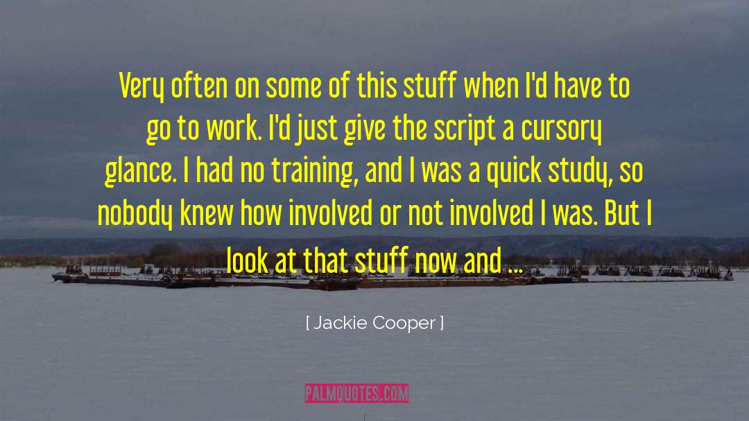 Professional Training quotes by Jackie Cooper