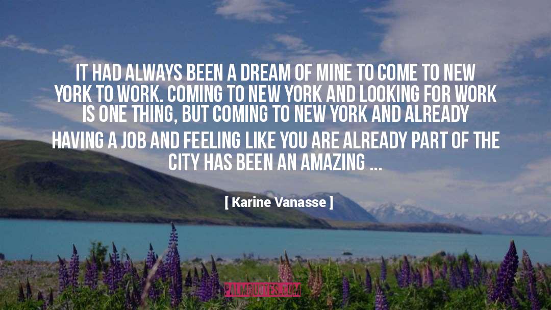 Professional Work quotes by Karine Vanasse