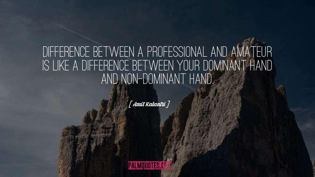 Professionalism quotes by Amit Kalantri