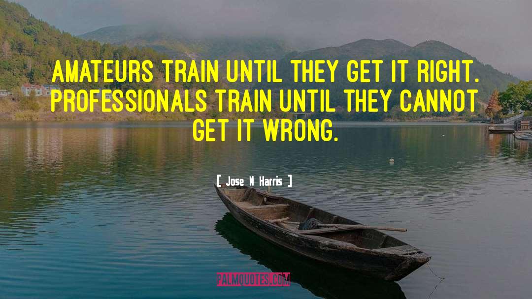 Professionals quotes by Jose N Harris