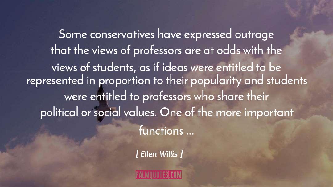 Professors quotes by Ellen Willis