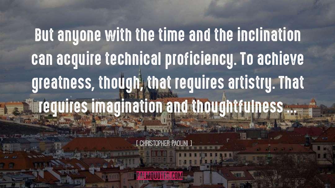 Proficiency quotes by Christopher Paolini