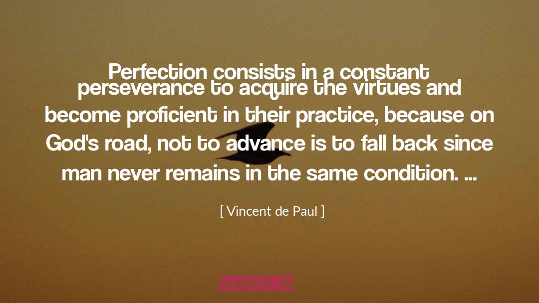 Proficient quotes by Vincent De Paul