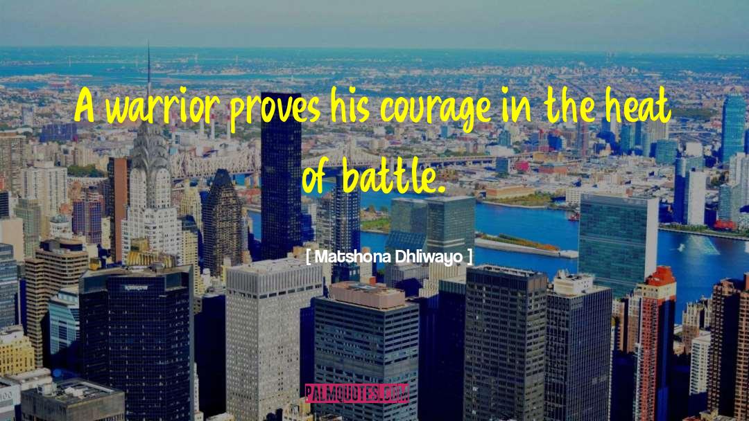 Profiles In Courage quotes by Matshona Dhliwayo