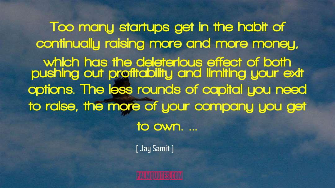 Profitability quotes by Jay Samit