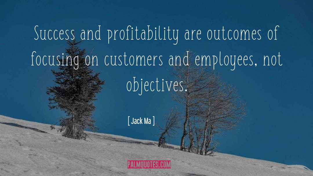 Profitability quotes by Jack Ma