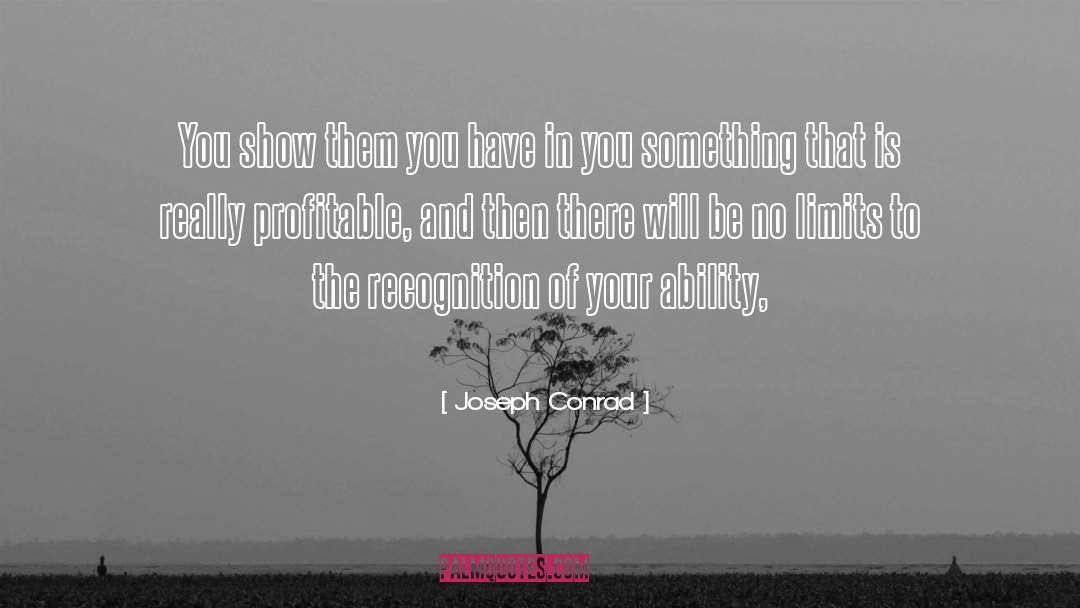 Profitable quotes by Joseph Conrad