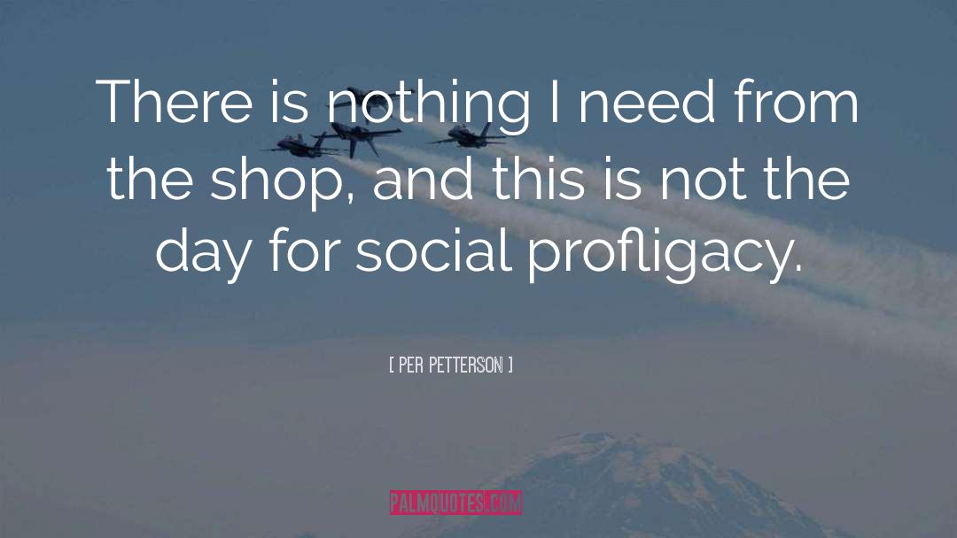 Profligacy quotes by Per Petterson