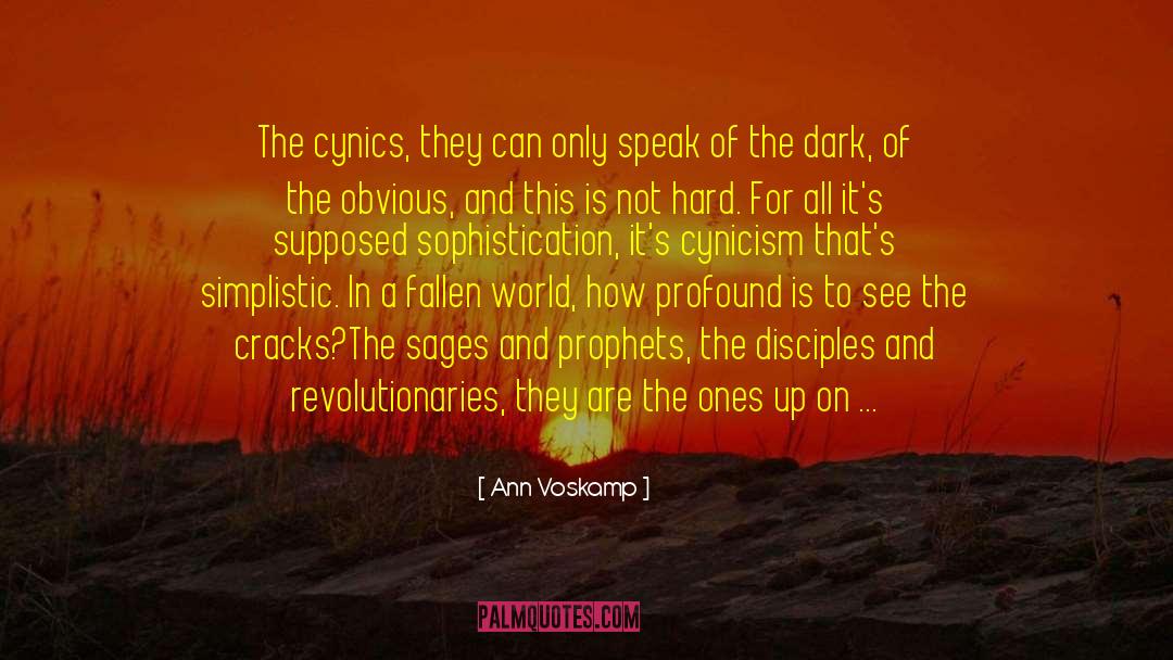 Profound Spiritual quotes by Ann Voskamp