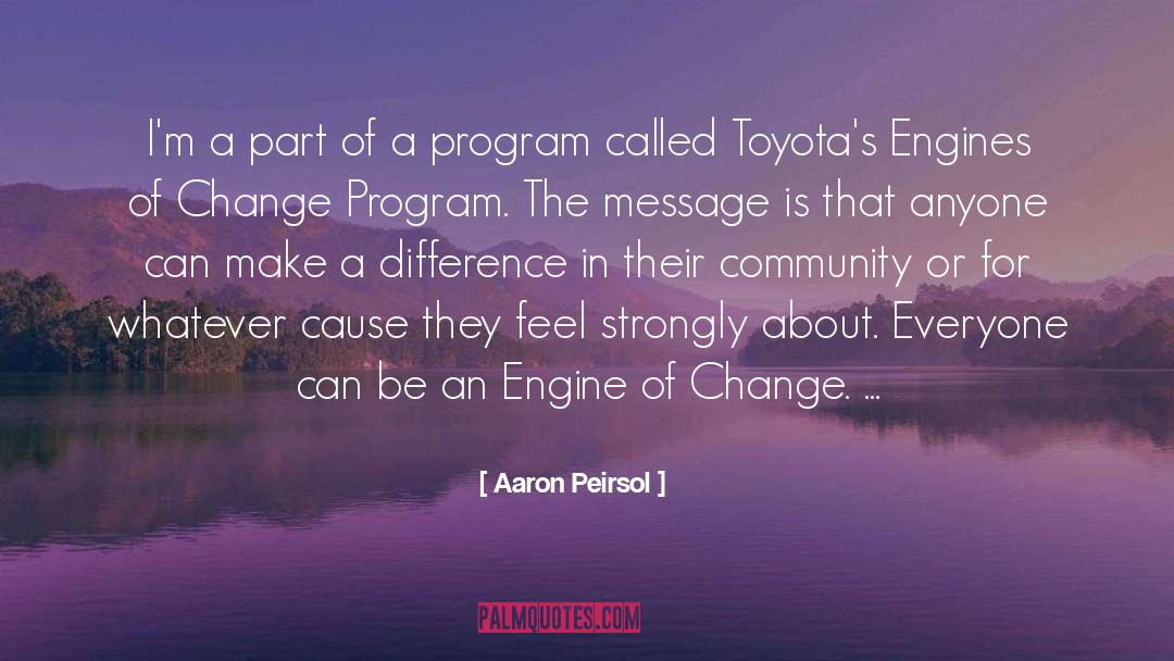 Program quotes by Aaron Peirsol