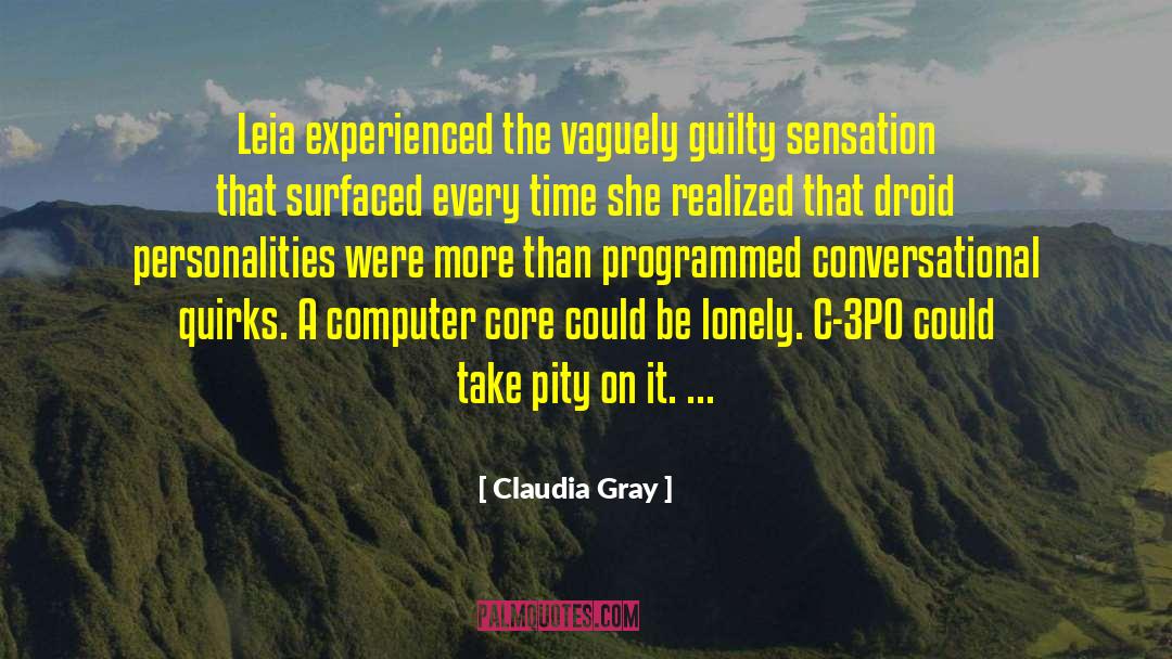 Programmed quotes by Claudia Gray