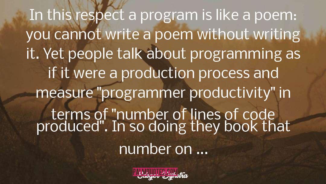 Programmer quotes by Edsger Dijkstra