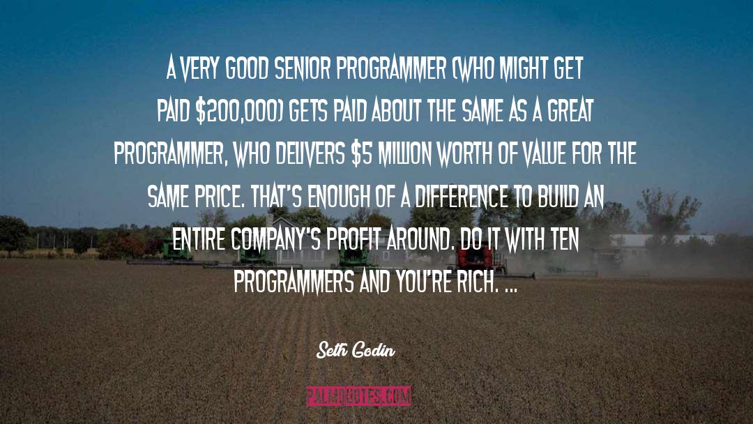 Programmers quotes by Seth Godin