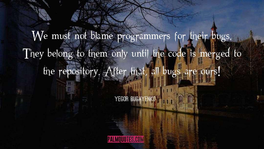 Programmers quotes by Yegor Bugayenko