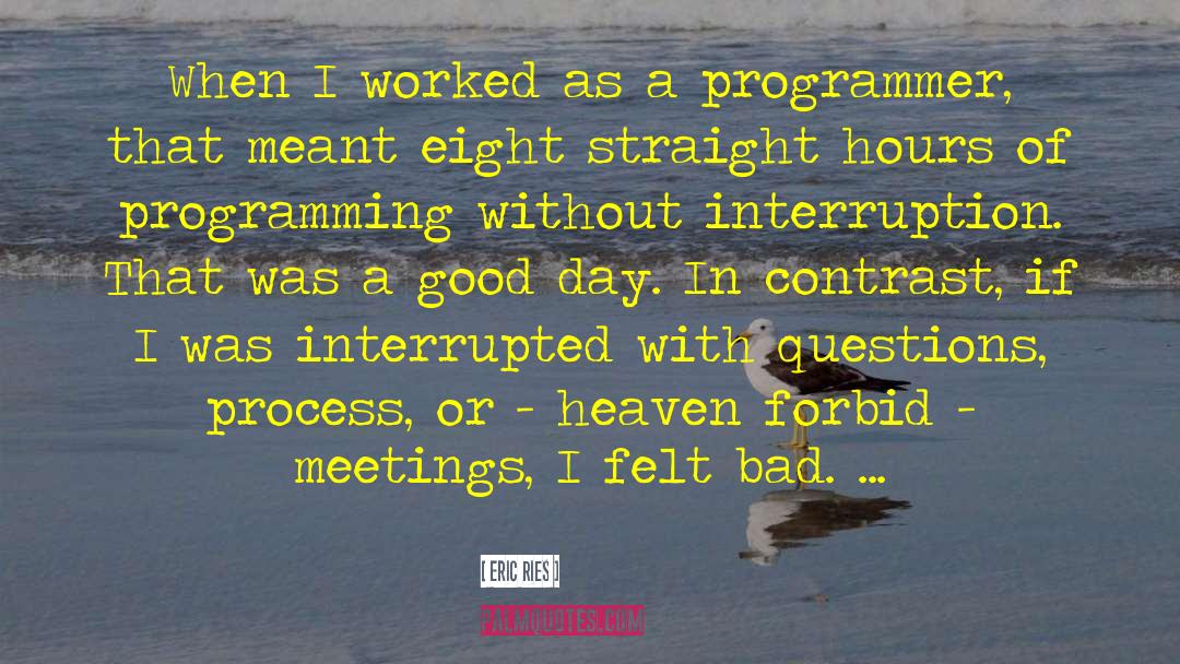 Programming quotes by Eric Ries