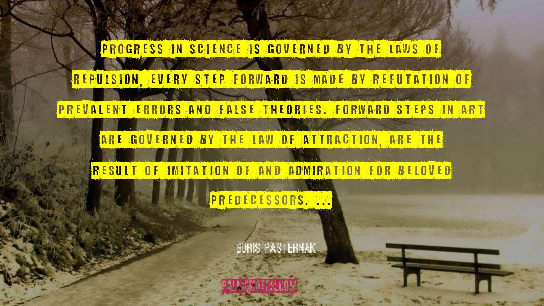 Progress In Science quotes by Boris Pasternak