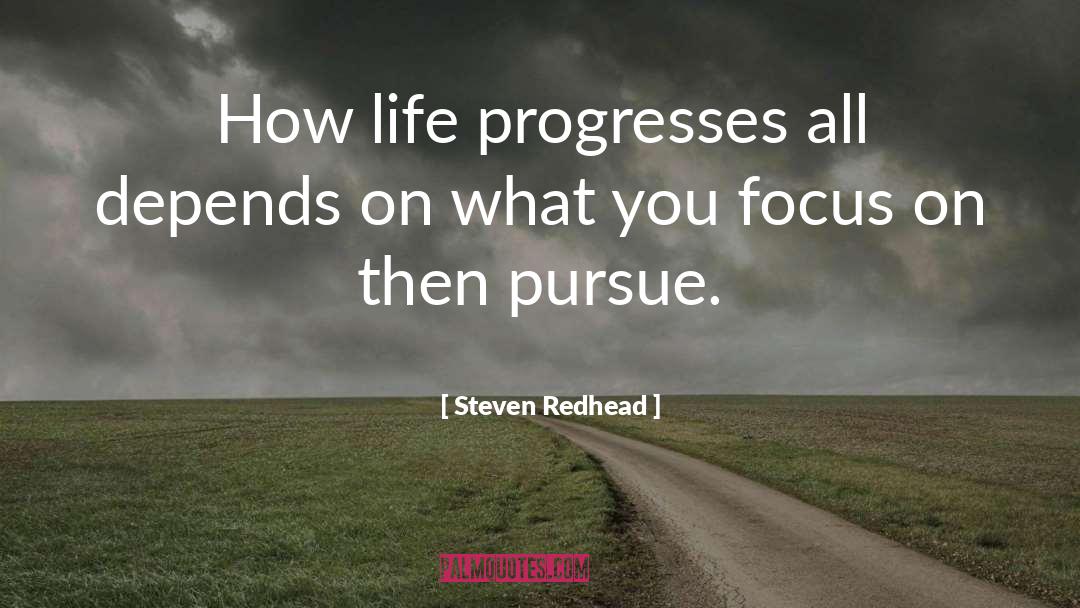 Progresses quotes by Steven Redhead