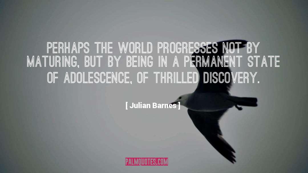 Progresses quotes by Julian Barnes