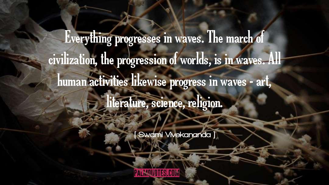 Progresses quotes by Swami Vivekananda