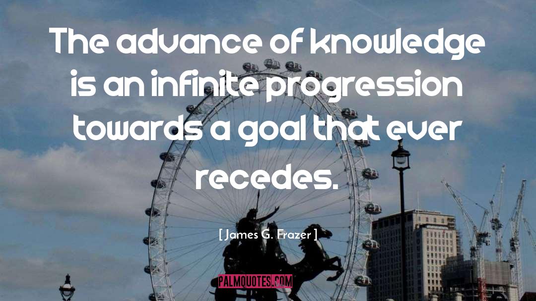 Progression quotes by James G. Frazer