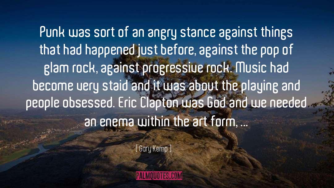 Progressive Rock quotes by Gary Kemp