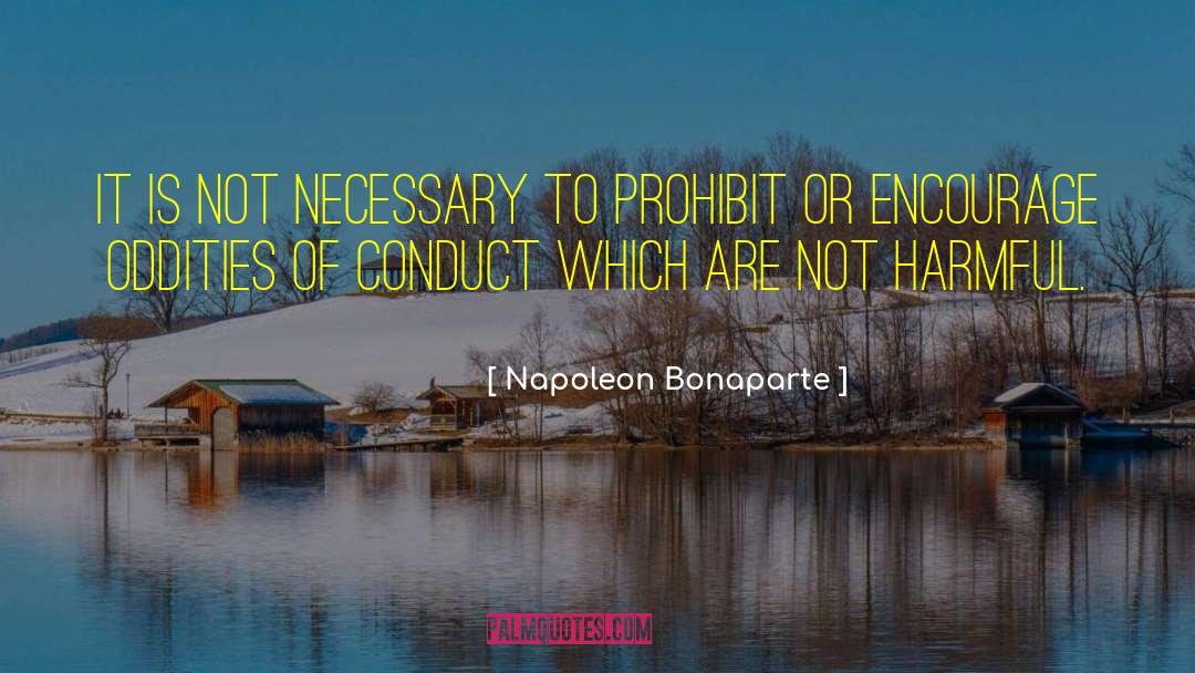 Prohibit quotes by Napoleon Bonaparte