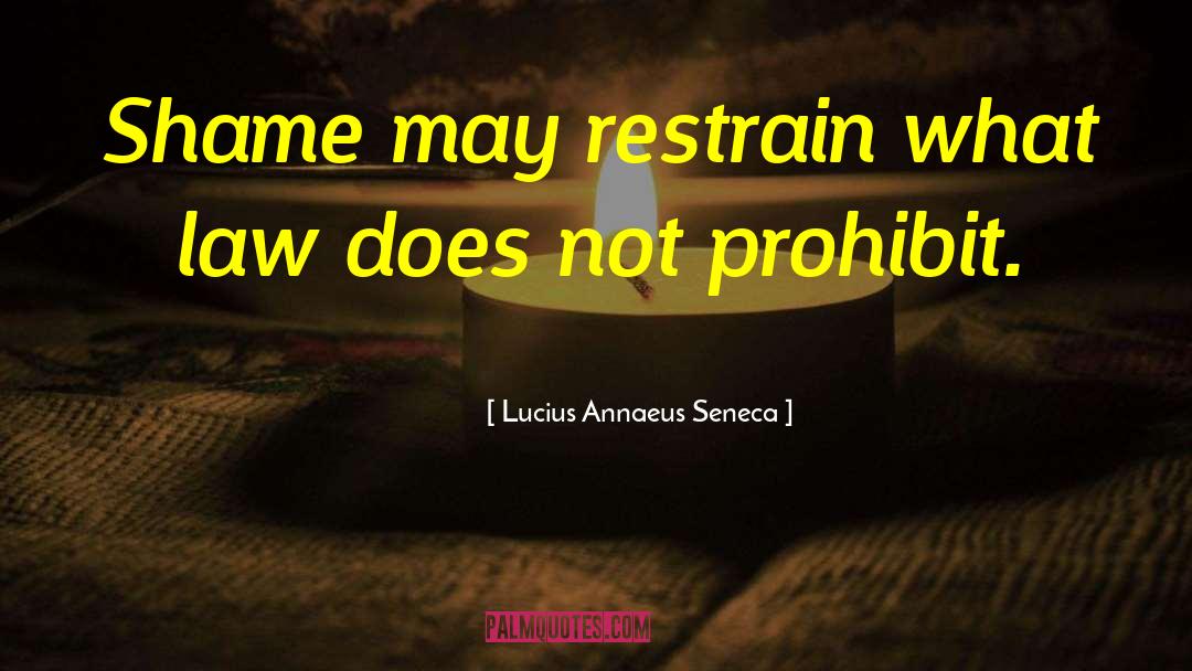 Prohibit quotes by Lucius Annaeus Seneca