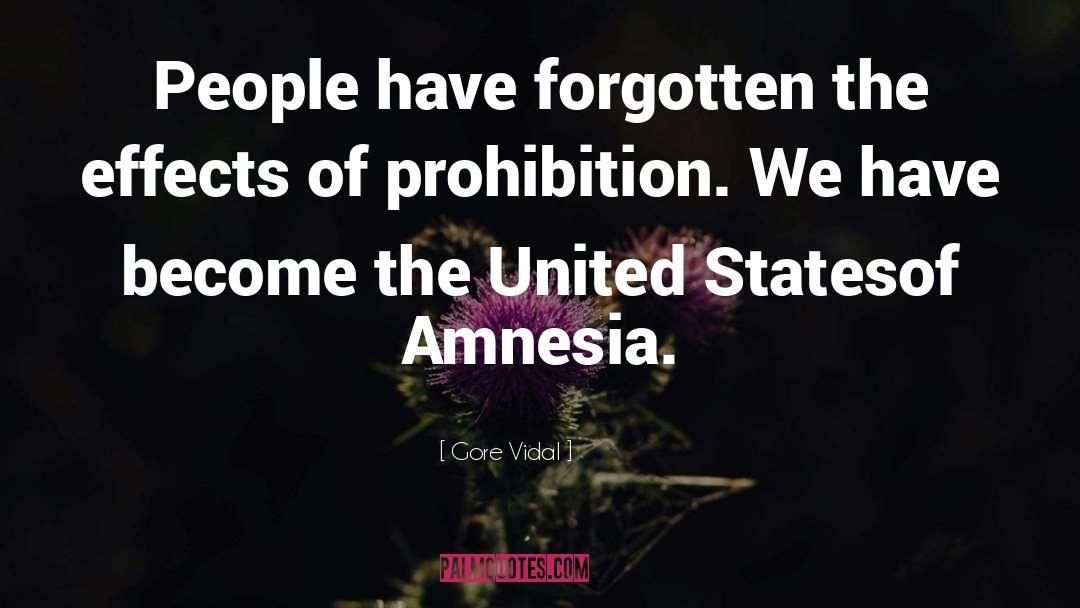 Prohibition quotes by Gore Vidal