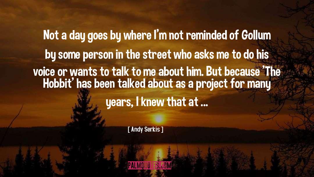 Project 17 quotes by Andy Serkis